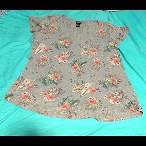 Torrid Floral V-neck